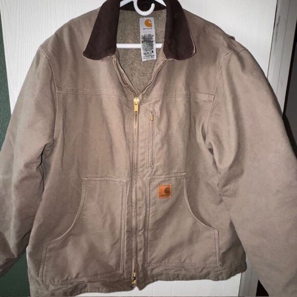Carhartt Sandstone Ridge Coat / Sherpa Lined Men's XL - Picture 9 of 9